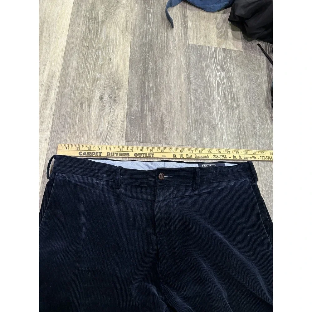 Polo Ralph Lauren Corduroy Pants Mens 38x32 Navy Blue Classic‎ Fit Slash Pockets